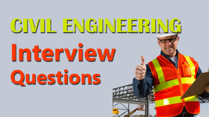 civil-engineering-interview-questions