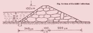 Rockfill cofferdam